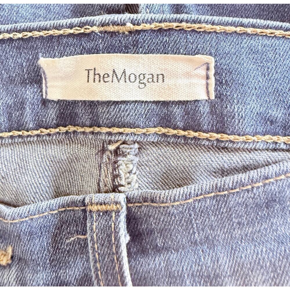 TheMogan Denim Pencil Skirt Juniors 9 Stretch Indigo Made in USA Midi 28.5 - Picture 10 of 10
